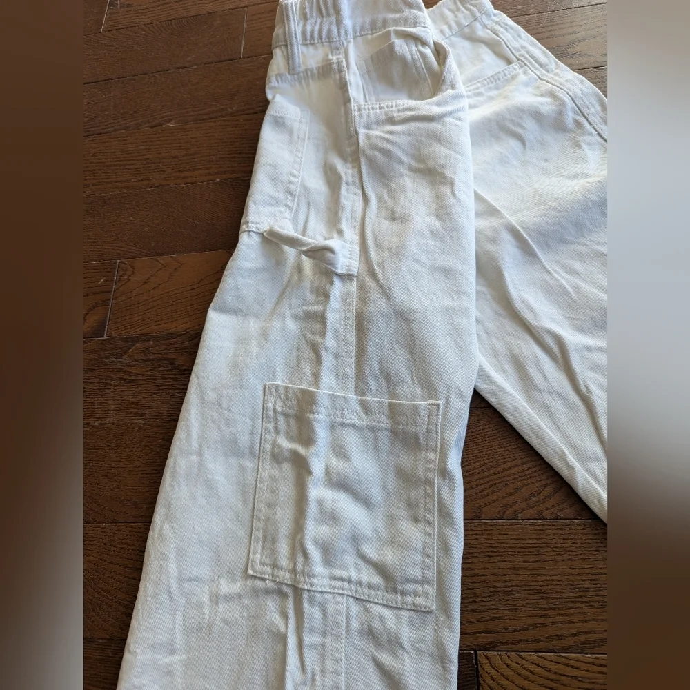 Bluenotes Denim Super High Rise Carpenter Straight Pants Cargo Streetwear Sz XS - Picture 6 of 11